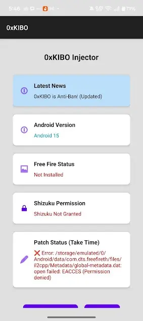 Screenshot of Proxy Server Free Fire Android